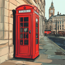 Adesivo murale adesivo Londra