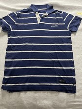 Polo Woolrich blu a righe