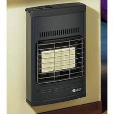 Stufa murale a gas Metano a raggi infrarossi colore grigio