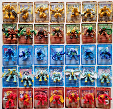 GORMITI serie ENERGHEIA COLLEZIONE COMPLETA dei 42 personaggi con 35 CARTE