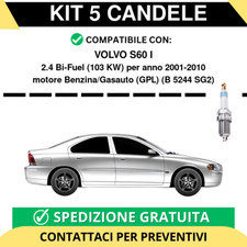 KIT 5 CANDELE per VOLVO S60 I