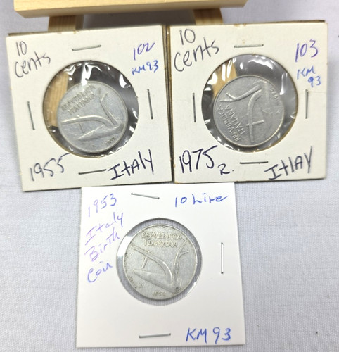 1953 1955 1975 italy - 1953,