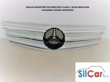 GRIGLIA RADIATORE PER MERCEDES CLASSE C W204 MASCHERA CALANDRA COFANO ANTERIORE