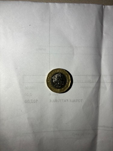 Moneta rara one pound sterlina - rara,