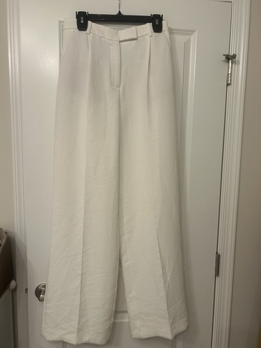 Zara white trousers medium nwt - zara,
