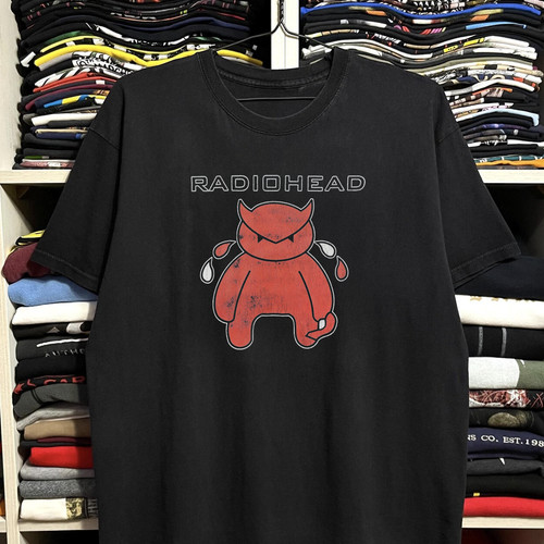 Rara maglietta radiohead devil - maglietta,
