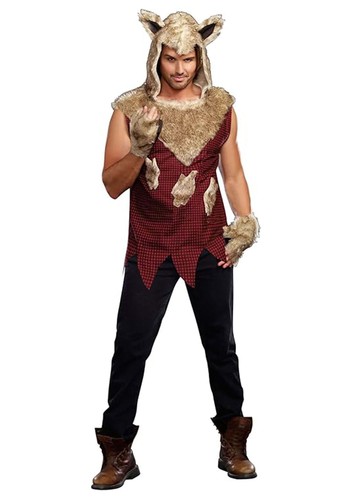 Costume lupo cattivo grande