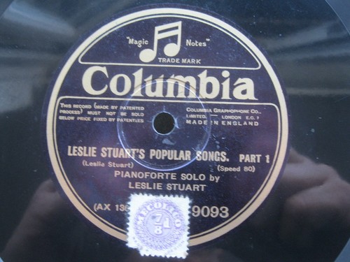 Leslie stuart 78 rpm - 12",