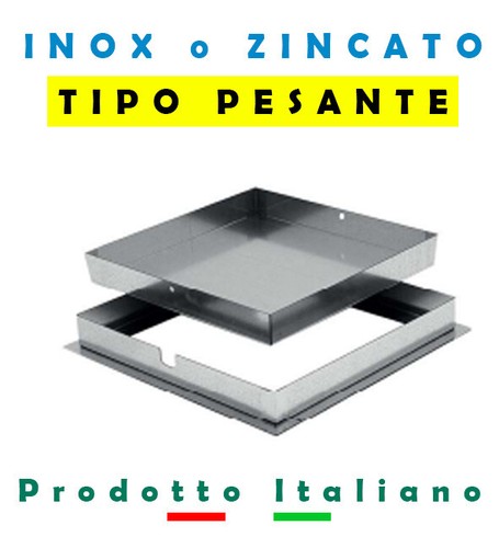 Pozzetto chiusino porta - -,