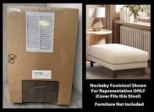 IKEA NOCKEBY 602.804.32 Copripoggiapiedi Ottomano Copriscivolo, Marrone Teno