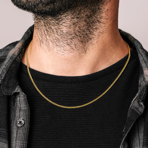 Collana catena oro - , uomo