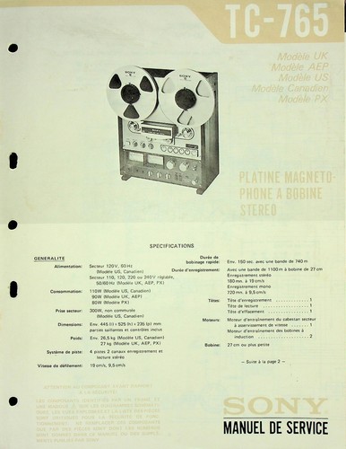Service manual sony - service,