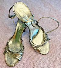 Sandali vintage CHANEL argento