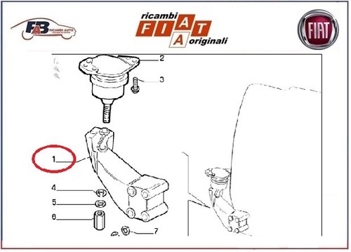 Supporto motore originale fiat - originale,