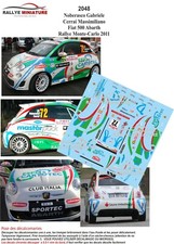 DECALS 1/43 REF 2048 FIAT
