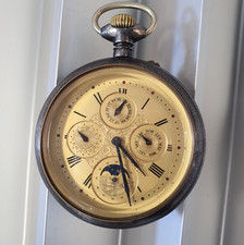 Orologio tasca tripla data fasi lunari (per ricambi)