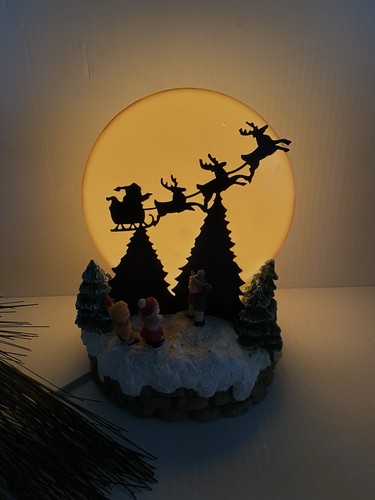 Lampada vintage natale babbo - natale,
