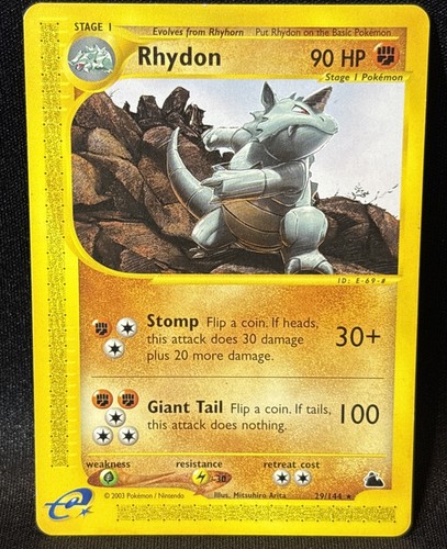 Pokemon rhydon 144 - 29/144, skyridge