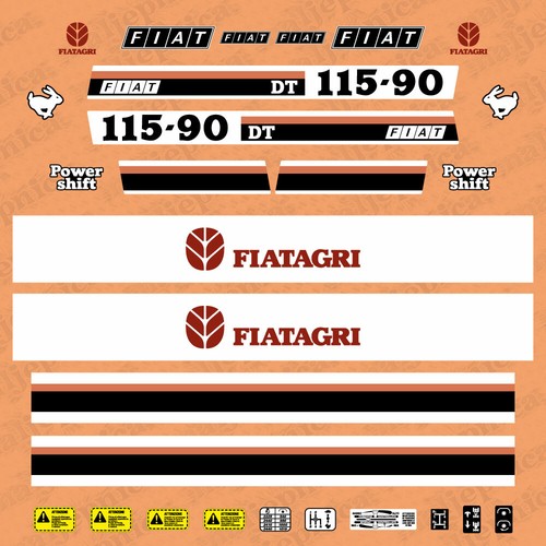 Fiat 115 adesivi - fiat, dt