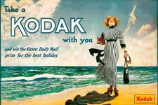 Poster Manifesto Locandina Pubblicitaria Pellicole Kodak Stampa Vintage 32x47 Cm