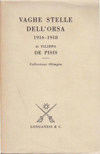 Filippo pisis vaghe stelle - vaghe,
