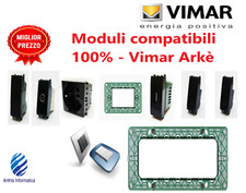 VIMAR ARKE Arkè SERIE COMPATIBILE PRESE, INTERRUTTORI, DEVIATORI, INVERTITORI,