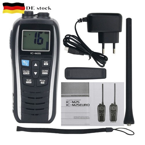 M25 5km vhf radio - ic-m25, 5w
