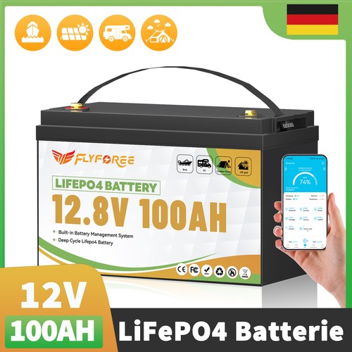 Batteria litio 12v - 12v, 100ah