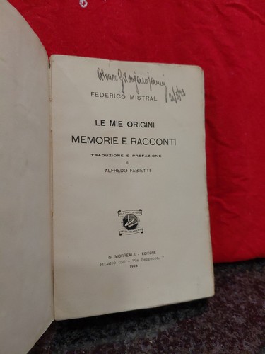 Federico mistral le mie - -,
