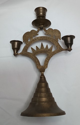 Candelabro vintage ottone - candelabro, 3