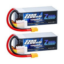 Zeeee 22.2V 2200mAh 6S batteria lipo batteria 120C XT60 per RC auto aereo drone 2x