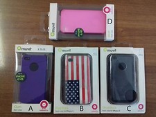 MUVIT SILICON CASE BACK CASE CUSTODIA COVER PER APPLE IPHONE 4 e 4S 