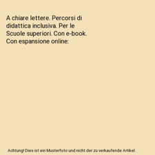 A chiare lettere. Percorsi di