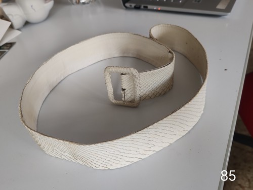 Cintura pelle serpente - in,