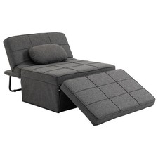 HOMCOM Poltrona Letto 3 in 1