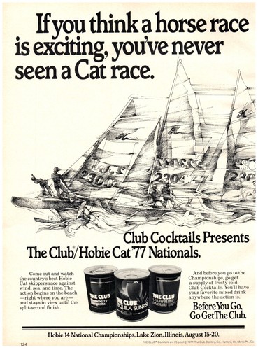 Print 1977 hobie 14 - ad,,