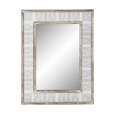 SPECCHIO PROVENZALE LEGNO LIVING FRANCESE SHABBY CHIC cm 60 x 2,5 H80 Mobili  