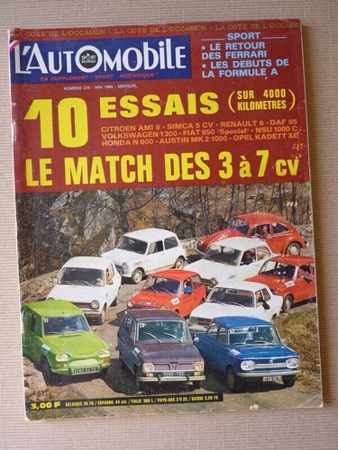 Automobile 276 nsu - l'automobile,