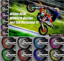 Adesivi Per Cerchi Supermoto KTM SMC 690 LC4 625 640 EXC 300 SMR 450