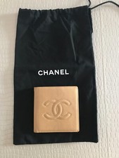 CHANEL PORTAFOGLIO MINI WALLET BEIGE CAVIAR IN PELLE