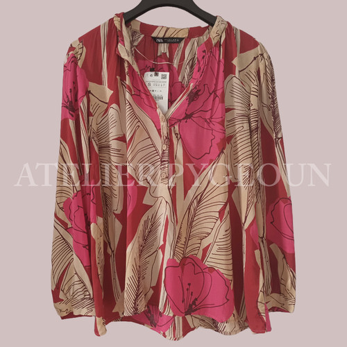 Nwt zara floral print 100 - zara, 100%