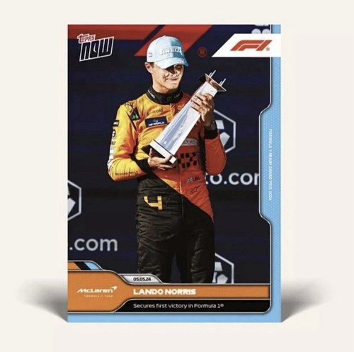 Lando norris topps - f1, 2024