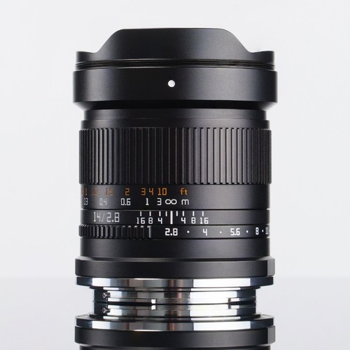 Ttartisan 14mm ultra - 14mm, f2.8