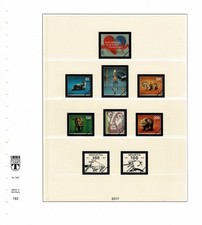 SVIZZERA 2017 LINDNER FOGLI ALBUM - ART. 260 - 8 FOGLI USATI MF130928