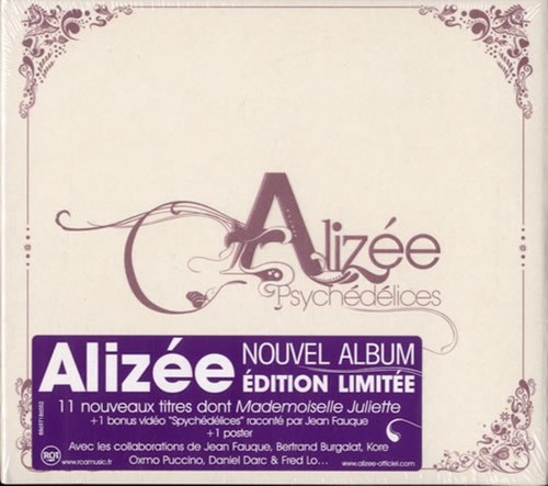Alizee psychedelices cddvd - alizee,