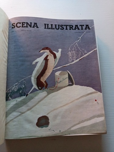 Scena illustrata anno 1941 - scena,