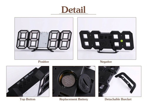 Orologio parete tavolo 3d - orologio, da