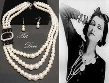 COLLANA+ORECCHINI ART-DECO'
