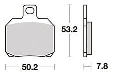 Pastiglie freno Semi-metal per