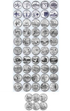 56 Quarti dollaro 1/4 1999-2009 Serie Stati Federali USA State quarters dollar